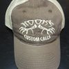 Hook's Brown/Khaki 6 Panel  Mesh Cap