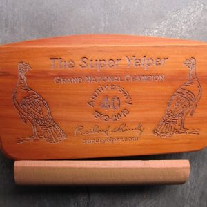 Super Yelper 40th Anniversary Signature Series Cedar Scratch Box