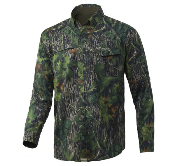 Nomad Stretch Lite LS Shirt - Shadowleaf Front