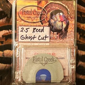 Pistol Creek 2.5 Reed Ghost Cut Mouth Call
